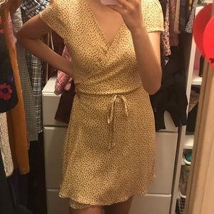 brandy melville wrap around dress